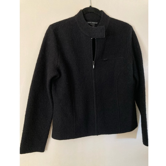 Womens Boiled Wool Jacket - Picture 1 of 7